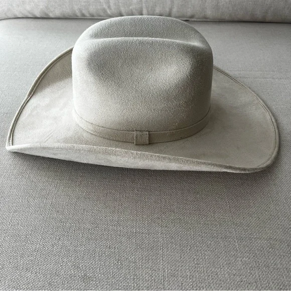 ABCO Off White Rancher Cowboy Hat - Picture 8 of 13